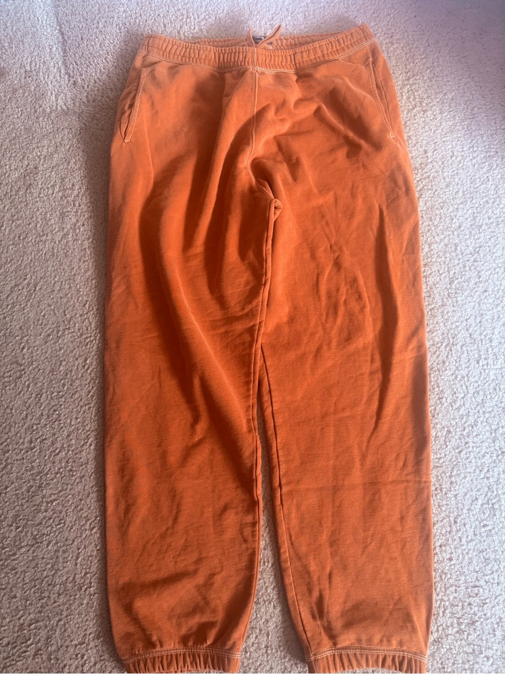 Stussy Burnt Orange Sweatpants -  XL